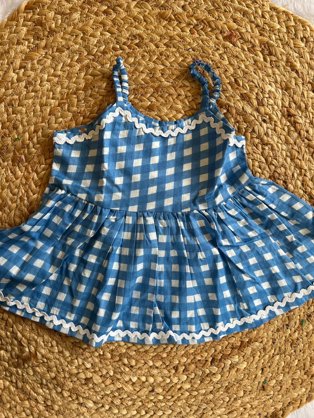 Bluebell Gingham Co-ord Set-Infant
