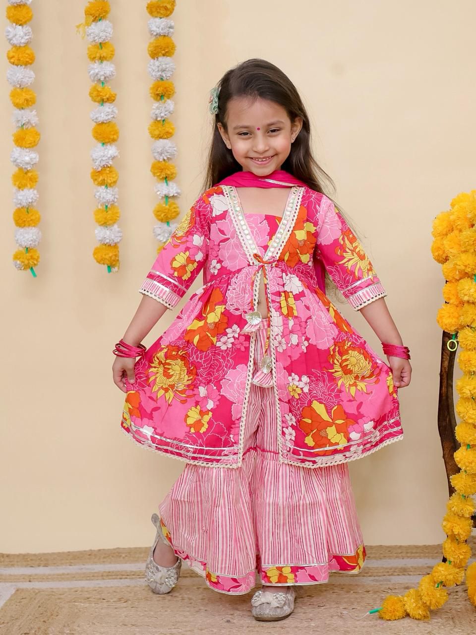 Girls Kurti Sharara