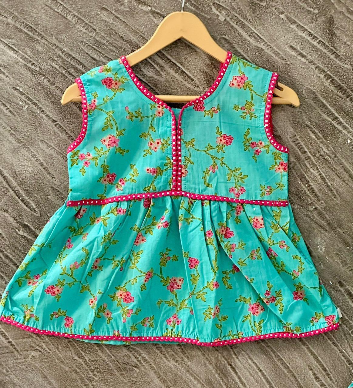 Girls Dhoti peplum set