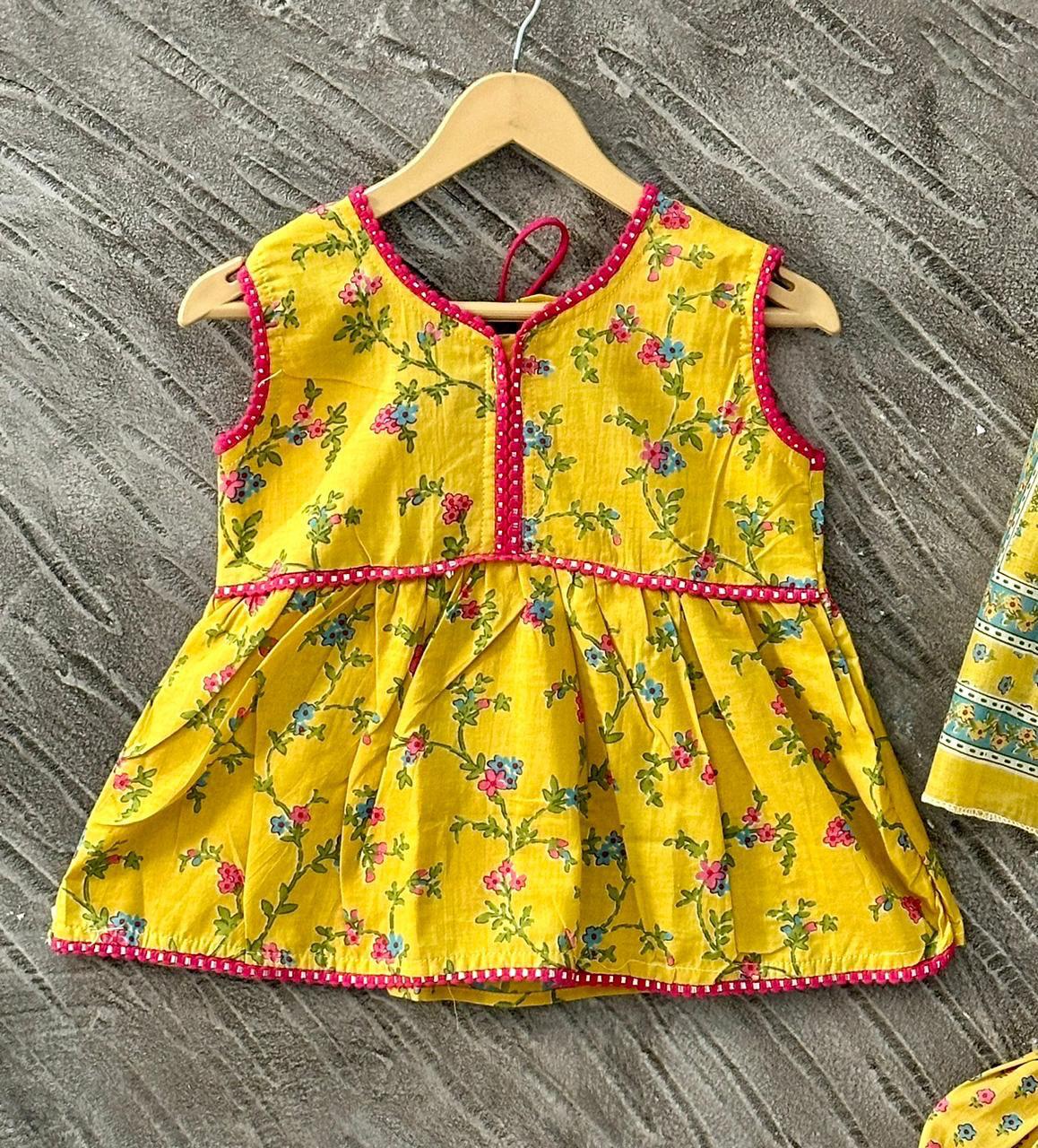 Girls Dhoti peplum set