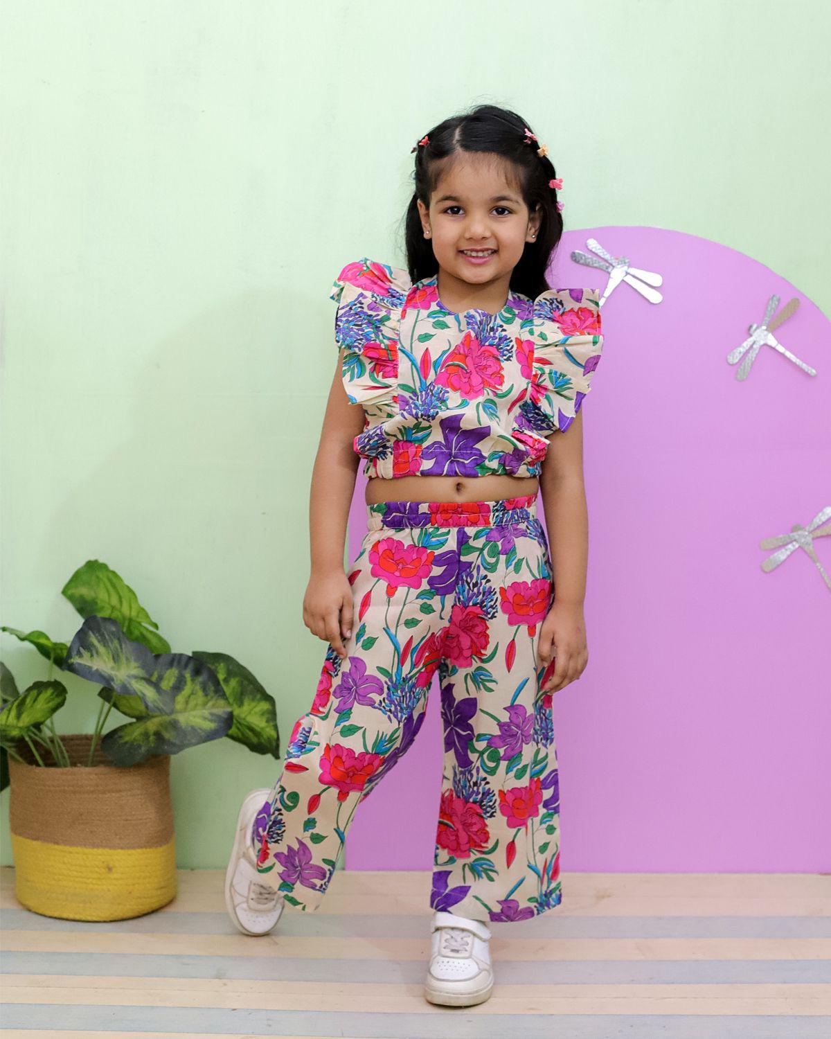 Girls Floral Co-ord Set