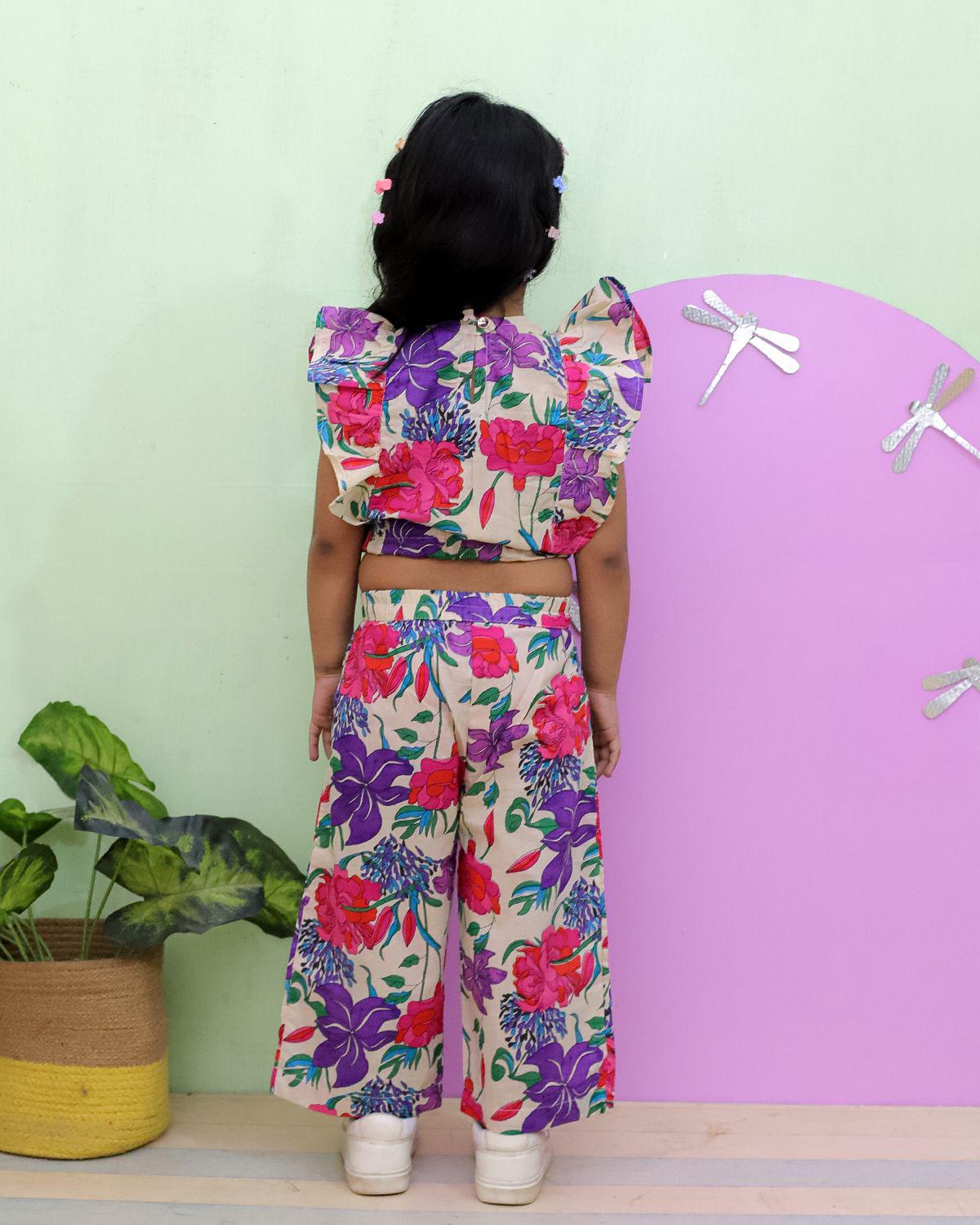 Girls Floral Co-ord Set