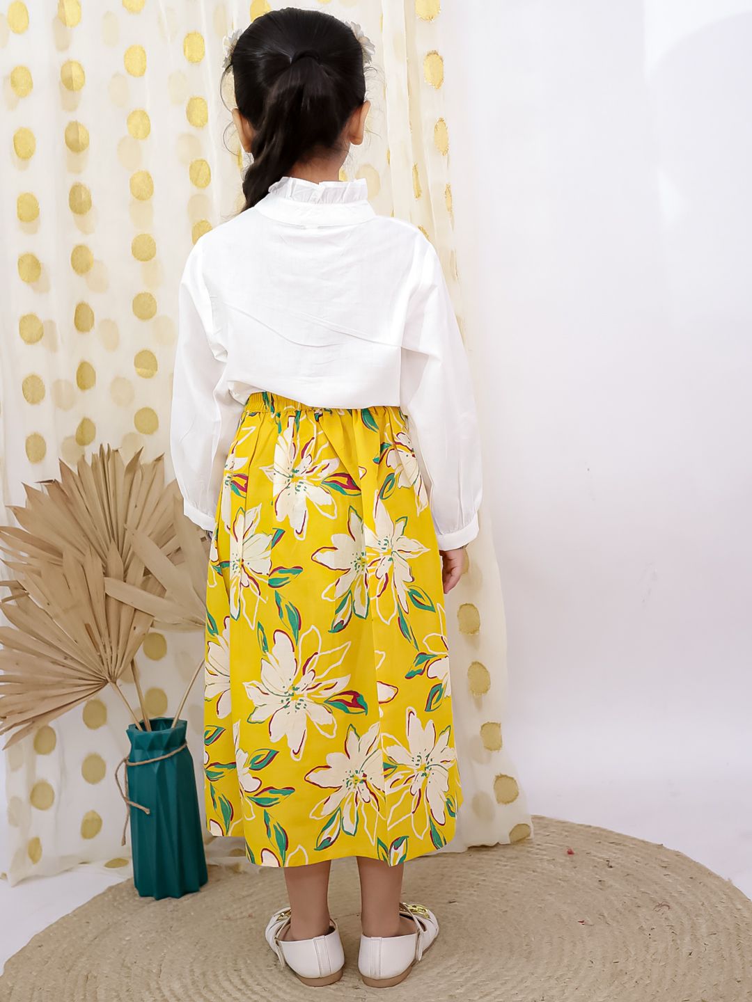 Sunshine Bloom Girl's Skirt Set