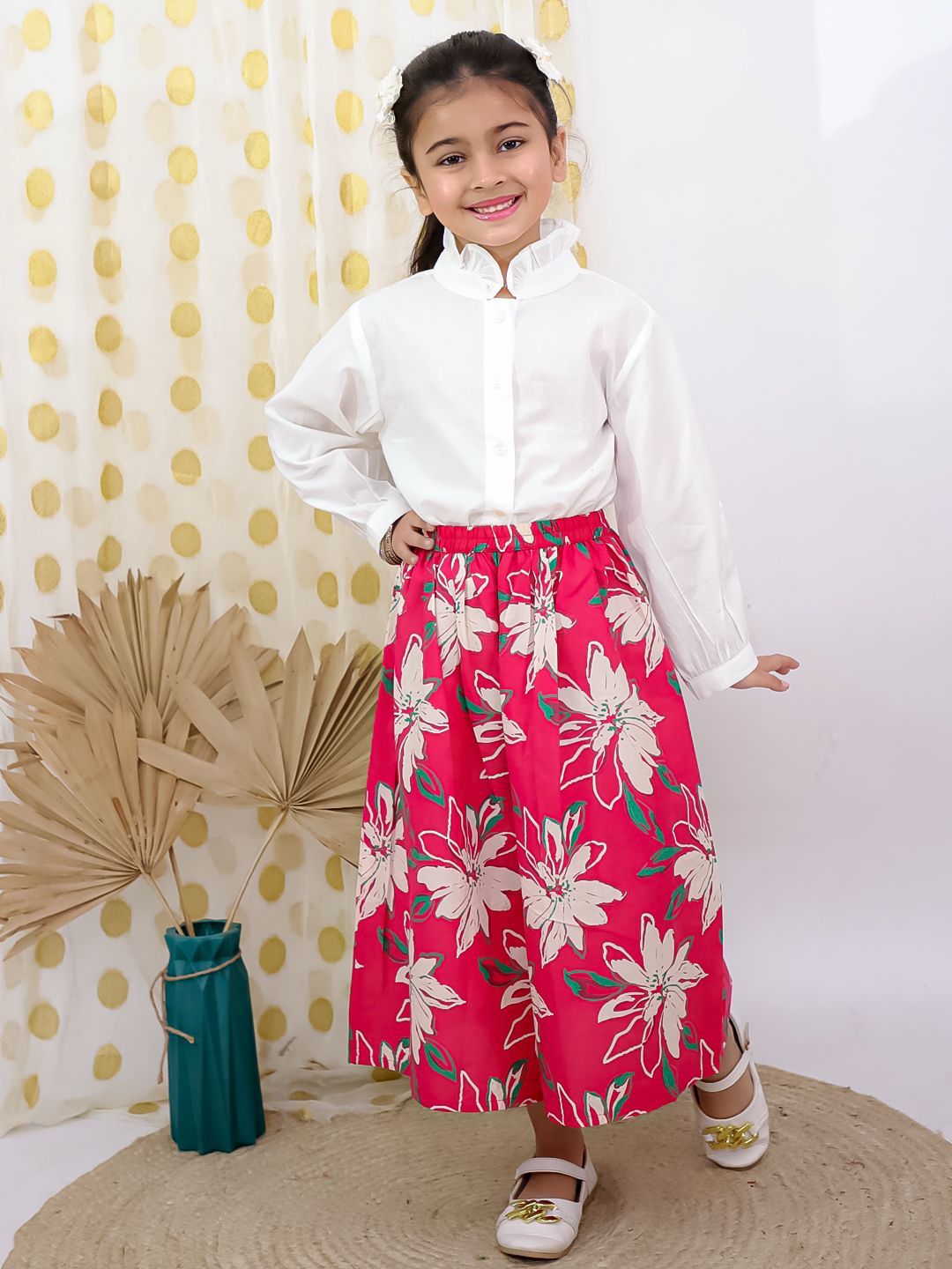 Ruby Bloom Girl's Skirt Set