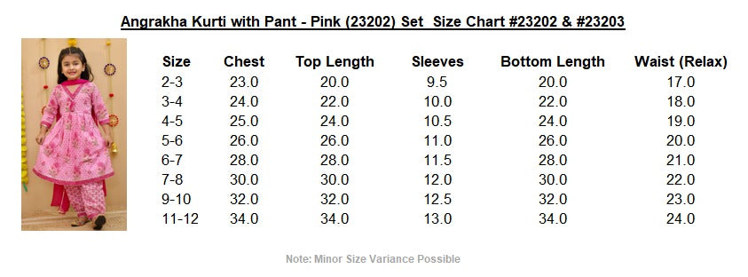 Girls Kurti with Afgani Pant