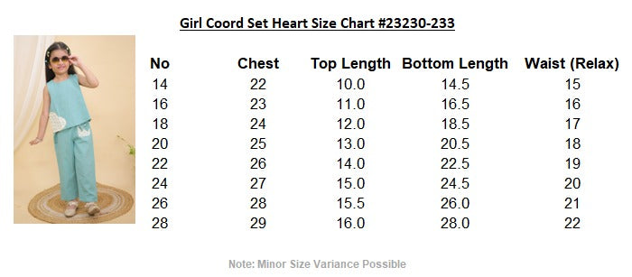 Heart and bow co-ord set